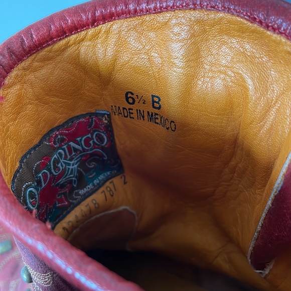 OLD GRINGO red biker boots - Picture 4 of 7